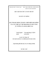 Đấu tranh chống âm mưu diễn biến hòa bình của các thế lực thù địch bảo vệ nền tảng tư tưởng của đảng hiện nay 