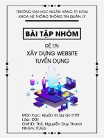 Tieu luan nhom ITJob