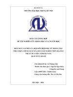 Phát huy vai trò của hội liên hiệp phụ nữ trong việc thực hiện chính sách xóa đói giảm nghèo trên địa bàn thị xã duy tiên, tỉnh hà nam 