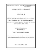 Vấn đề vi phạm nguyên tắc suy đoán vô tội trên báo mạng điện tử việt nam hiện nay (khảo sát trên 3 tờ báo báo pháp luật việt nam điện tử, tuổi trẻ online, vnexpress từ tháng 12016 62017) 
