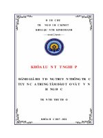 Khóa luận tốt nghiệp Quản trị kinh doanh: Đánh giá hoạt động truyền thông trực tuyến của Trung tâm Đào tạo và Tư vấn Hồng Đức