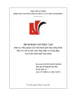 Thực tập tại các tổ chức hành nghề công chứng để tìm hiểu về cơ cấu tổ chức, chức năng nhiệm vụ và hoạt động  của tổ chức hành nghề công chứng