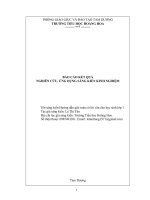 SKKN hướng dẫn giải toán có lời văn cho học sinh lớp 1 