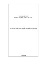 SKKN một vài giải pháp dạy tập viết cho học sinh lớp 2 