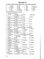 Test for Unit 13 Sach Luu Hoang Tri