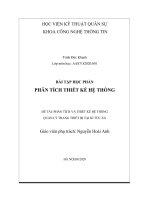 Bài tập học phần phân tích thiết kế hệ thống phân tích và thiết kế hệ thống quản lý trang thiết bị tại kí túc xá 