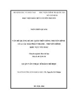 Vấn đề quảng bá du lịch trên sóng truyền hình của các đài phát thanh – truyền hình khu vực tây bắc 