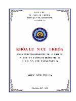 Phân tích tình hình tiêu thụ sản phẩm nội thất tại công ty TNHH nội thất song nguyễn,huế 
