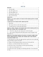 Vị trí, vai trò của Nhà nước pháp quyền trong hệ thống chính trị xã hội chủ nghĩa.