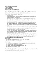 TIỂU LUẬN CUỐI kỳ môn GIÁO dục THỂ CHẤT