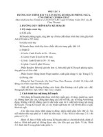 PHỤ LỤC HƯỚNG DẪN TRÌNH BÀY VÀ XÂY DỰNG KẾ HOẠCH PHÒNG NGỪA, ỨNG PHÓ SỰ CỐ HÓA CHẤT