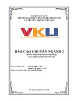 BÁO CÁO CHUYÊN NGÀNH 2 Đề tài: Nhận diện khuôn mặt bằng Convolutional Neural Network. TS. Nguyễn Thanh