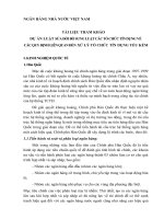 TÀI LIỆU THAM KHẢO DỰ ÁN LUẬT SỬA ĐỔI BỔ SUNG LUẬT CÁC TỔ CHỨC TÍN DỤNG VỀ CÁC QUY ĐỊNH LIÊN QUAN ĐẾN XỬ LÝ TỔ CHỨC TÍN DỤNG YẾU KÉM