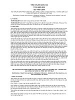 TCVN: TIỆT KHUẨN SẢN PHẨM CHĂM SÓC SỨC KHỎE - CHẤT CHỈ THỊ SINH HỌC - HƯỚNG DẪN LỰA CHỌN, SỬ DỤNG VÀ TRÌNH BÀY KẾT QUẢ