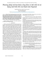 Phương pháp mã hóa khóa công khai có thể chối từ sử dụng một biến thể của thuật toán Elgamal