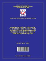 Nghiên cứu, thiết kế, tối ưu hóa và chế tạo bộ định vị 01 bậc tự do sử dụng cơ cấu mềm định hướng ứng dụng cho hệ thống định vị kiểm tra độ cứng vật liệu 