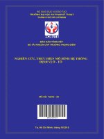 Nghiên cứu, thực hiện mô hình hệ thống định vị ô tô 