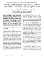 Một phương pháp phân luồng người khám bệnh dựa trên học sâu và xử lý ngôn ngữ tự nhiên