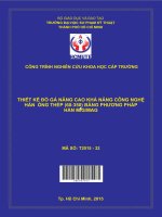 Thiết kế đồ gá nâng cao khả năng công nghệ hàn ống thép (60 350) bằng phương pháp hàn mig mag 