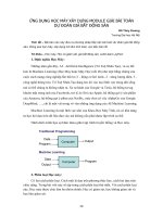 Ứng dụng học máy xây dựng module giải bài toán dự đoán giá bất động sản