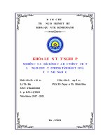 Khóa luận tốt nghiệp Quản trị kinh doanh: Nghiên cứu sự hài lòng của khách hàng lòng của Học viên về chất lượng dịch vụ tại Trung tâm đào tạo và tư vấn Hồng Đức