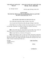 Quy định về quy trình, kỹ năng kiểm sát bản án, quyết định giải quyết vụ án dân sự của Tòa án