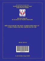 Biên soạn bộ đề thi trắc nghiệm môn điện tử cơ bản theo chương trình 150 tín chỉ 