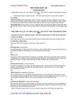 TIÊU CHUẨN QUỐC GIA TCVN 9164:2012 CƠNG TRÌNH THỦY LỢI - HỆ THỐNG TƯỚI TIÊU - YÊU CẦU KỸ THUẬT VẬN HÀNH HỆ THỐNG KÊNH