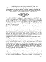 Nâng cao nhận thức nghề nghiệp của nguồn nhân lực ngành du lịch trên địa bàn thành phố Đà Nẵng khi Việt Nam tham gia AEC