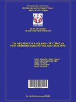 Tìm hiểu reactjs  golang   xây dựng và phát triển ứng dụng hỗ trợ học code java 