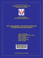 Xây dựng website ứng dụng di động đặt vé xem phim cho rạp phim HTV 