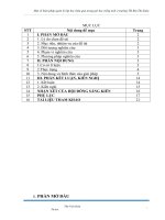 Sáng kiến kinh nghiệm một số biện pháp quản lý lớp học hiệu quả trong giờ học tiếng anh ở trường TH bùi thị xuân