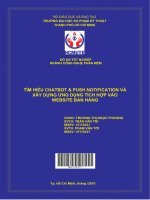 Tìm hiểu chatbot  push notification và xây dựng ứng dụng tích hợp vào website bán hàng 