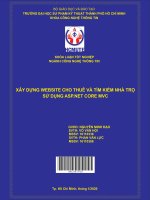 Xây dựng website cho thuê và tìm kiếm nhà trọ sử dụng ASP net core MVC 