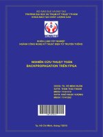 Nghiên cứu thuật toán backpropagation trên fpga 