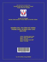 Nghiên cứu, thi công hệ thống phòng cháy và báo cháy cho nhà phố 
