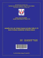 Nghiên cứu hệ thống phanh khí nén trên ô tô bus hyundai universe xpress noble 