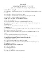 TÀI LIỆU TRẮC NGHIỆM KINH TẾ CHÍNH TRỊ MARX  LENIN