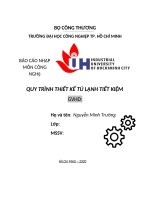 bài thu hoạch nhập môn