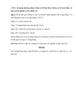 Giải bài tập kế toán ngân hàng chương Huy động vốn