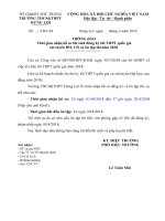 TG nhan HS thi THPT xet TS DH CD 2018