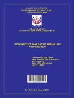 Điều khiển và giám sát hệ thống lưu kho hàng hóa 