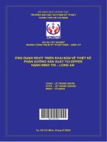 Ứng dụng revit triển khai bản vẽ thiết kế phân xưởng sản xuất túi zipper hạnh minh thi   long an 