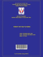 Robot hút bụi tự động 