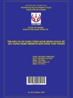 Tìm hiểu và áp dụng công nghệ mern stack để xây dựng demo website bán hàng thời trang 