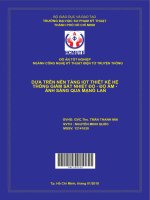 Dựa trên nền tảng iot thiết kế hệ thống giám sát nhiệt độ   độ ẩm   ánh sáng qua mạng LAN 