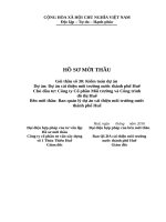 HỒ SƠ MỜI THẦUGói thầu số 30: Kiểm toán dự án Dự án: Dự án cải thiện môi trường nước thành phố Huế