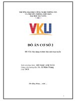 ĐỒ ÁN CƠ SỞ 2ĐỀ TÀI: Xây dựng website bán sách trực tuyến