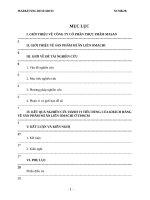 Nghiên cứu hành vi tiêu dùng mì omachi