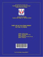 Thiết kế và thi công robot hút bụi tự động 